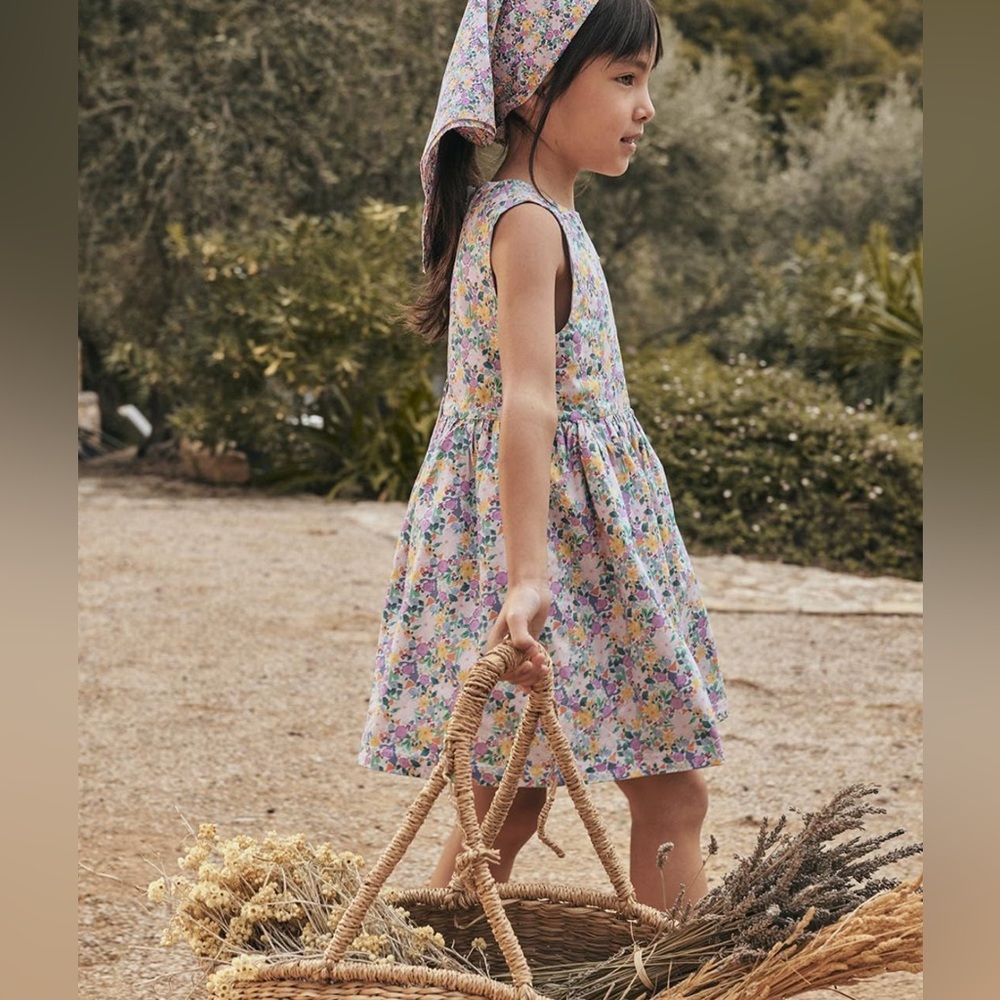 Sergent Major French Brand Reversible‎ Floral dress Sz 4T